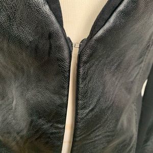 Rinascimento Black Polyester Sleveless Jacket